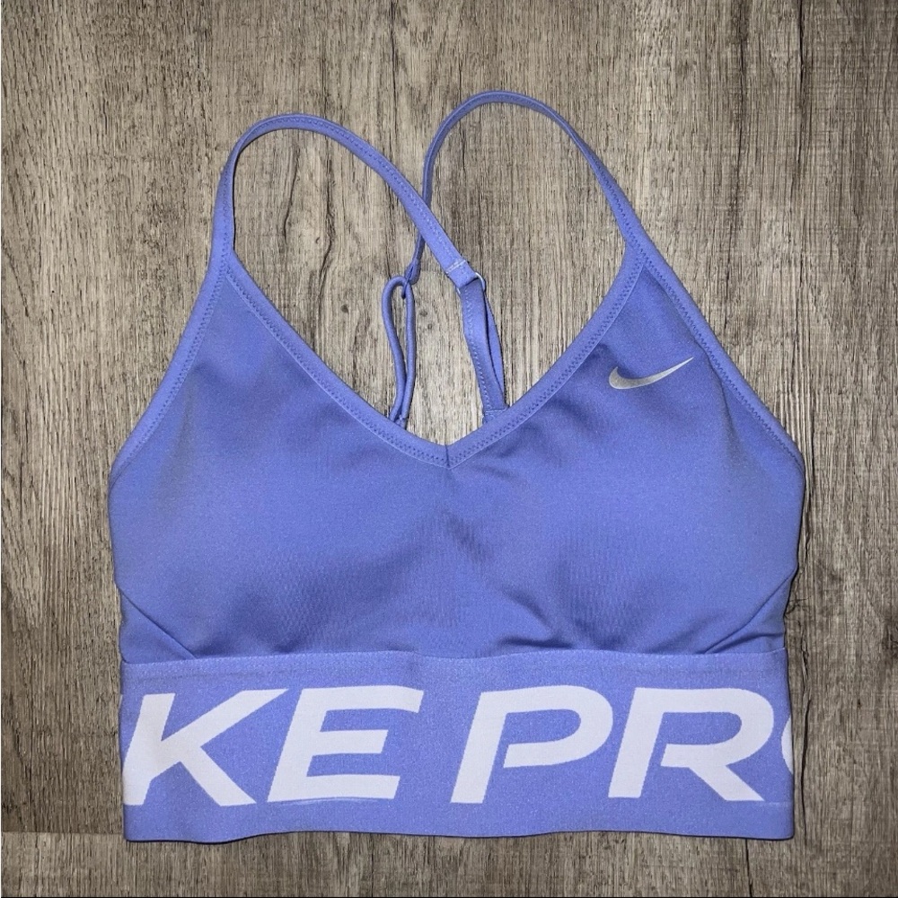 in search of Nike Pro Lavender Sports Bra